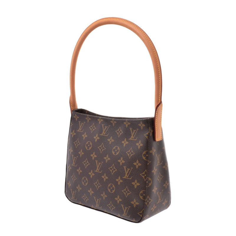 LOUIS VUITTON ルイヴィトン モノグラム ルーピングMM  ブラウン M51146 レディース モノグラムキャンバス ワンショルダーバッグ ABランク 中古 銀蔵