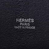 HERMES Hermège Gypsier (circls): black silver metal fittings (around 2013), unsex, Triyonclemans, cholderbags, B, rank used silver storey.