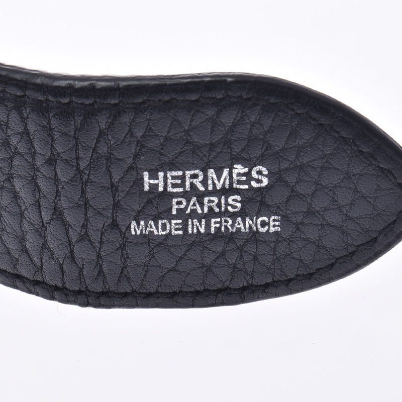 HERMES Hermège Gypsier (circls): black silver metal fittings (around 2013), unsex, Triyonclemans, cholderbags, B, rank used silver storey.