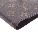 LOUIS VUITTON ルイヴィトン モノグラム アジェンダPM ブラウン R20005 ユニセックス モノグラムキャンバス 手帳カバー 新同 中古 銀蔵