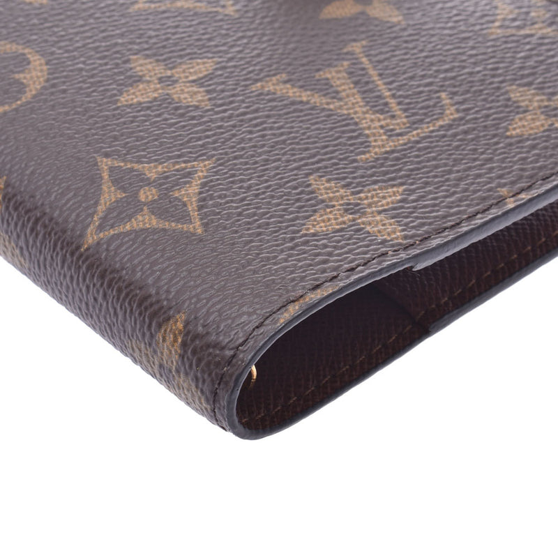 LOUIS VUITTON ルイヴィトン モノグラム アジェンダPM ブラウン R20005 ユニセックス モノグラムキャンバス 手帳カバー 新同 中古 銀蔵