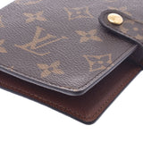 LOUIS VUITTON ルイヴィトン モノグラム アジェンダPM ブラウン R20005 ユニセックス モノグラムキャンバス 手帳カバー 新同 中古 銀蔵