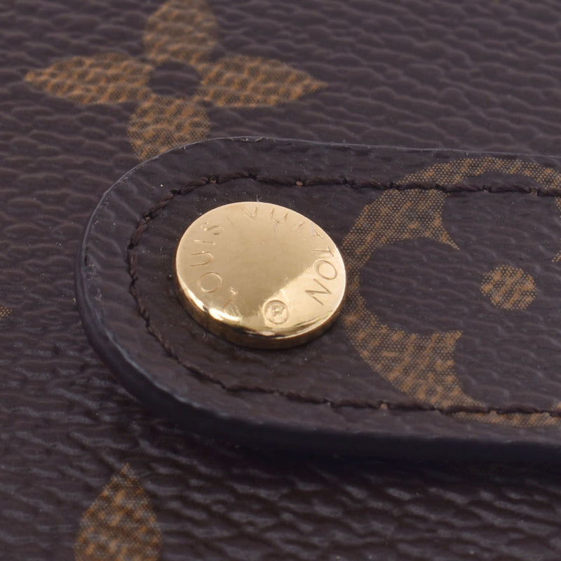 LOUIS VUITTON ルイヴィトン モノグラム アジェンダPM ブラウン R20005 ユニセックス モノグラムキャンバス 手帳カバー 新同 中古 銀蔵