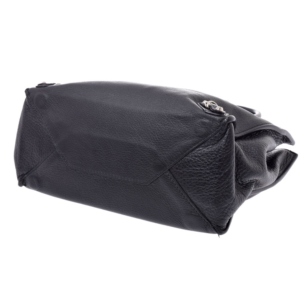バレンシアガペーパーミニ black Lady's leather 2WAY bag BALENCIAGA