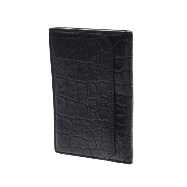 Yves Saint Laurent Eve sunlauror Card Case Black Unisex type leather business card holder B
