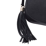 GUCCI Gucci Soho interlocking grip chain shoulder bag tassel 536224 lady's calf shoulder bag-free silver storehouse