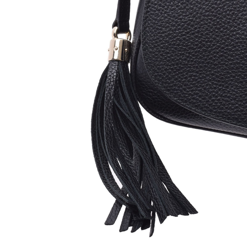 Gucci Soho interlocking chain shoulder bag tassel ladies shoulder