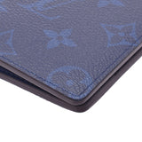 LOUIS VUITTON Louis Vuitton Tayramarama Portofeuille Multipul Cobalt M60299 Men's Leather Wallet Shindo Used Ginzo