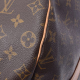 LOUIS VUITTON Louis Vuitton Monogram Sack Polochon Brown M41222 Unisex Monogram Canvas Boston Bag B Rank Used Ginzo