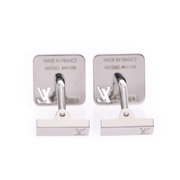 LOUIS VUITTON路易威登Buton De Manchette香榭丽舍大街银色硬件M65043男士袖口未使用的Ginzo