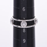 蒂芙尼公司 蒂芙尼双丝戒指5P钻石7.5女装Pt950铂金戒指a排二手银戒指