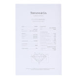 TIFFANY&Co. Tiffany Solitaire Diamond 0.24ct I-VVS1-3EX No. 11 Ladies Pt950 Platinum Ring/Ring A Rank Used Ginzo