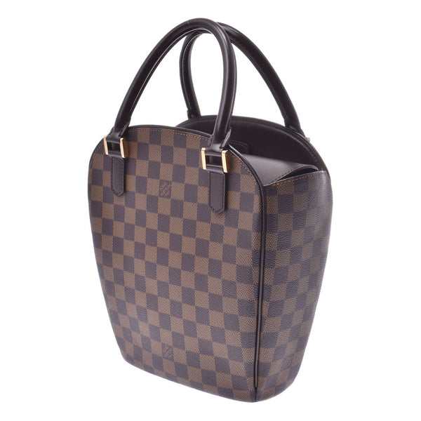 LOUIS VUITTON Louis Vuitton Damier Sariaso Brown N51284 Ladies Damier Canvas Handbag AB Rank Used Ginzo