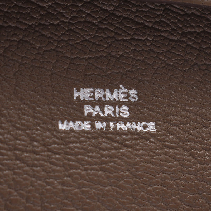 HERMES Hermes Bastia,小额付款支架,L Imprint(2008年左右)Unisex,shabble硬币案,未使用的银器