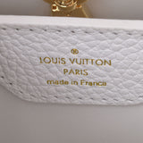 LOUIS VUITTON路易威登Capsine BB 2WAY手提袋白色M55235女士Taurillon手提包未使用Ginzo