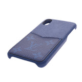LOUIS VUITTON Louis Vuitton Tyga iPhone Bumper X/XS Cobalt M67680 Unisex Taiga Brand Accessories Unused Ginzo