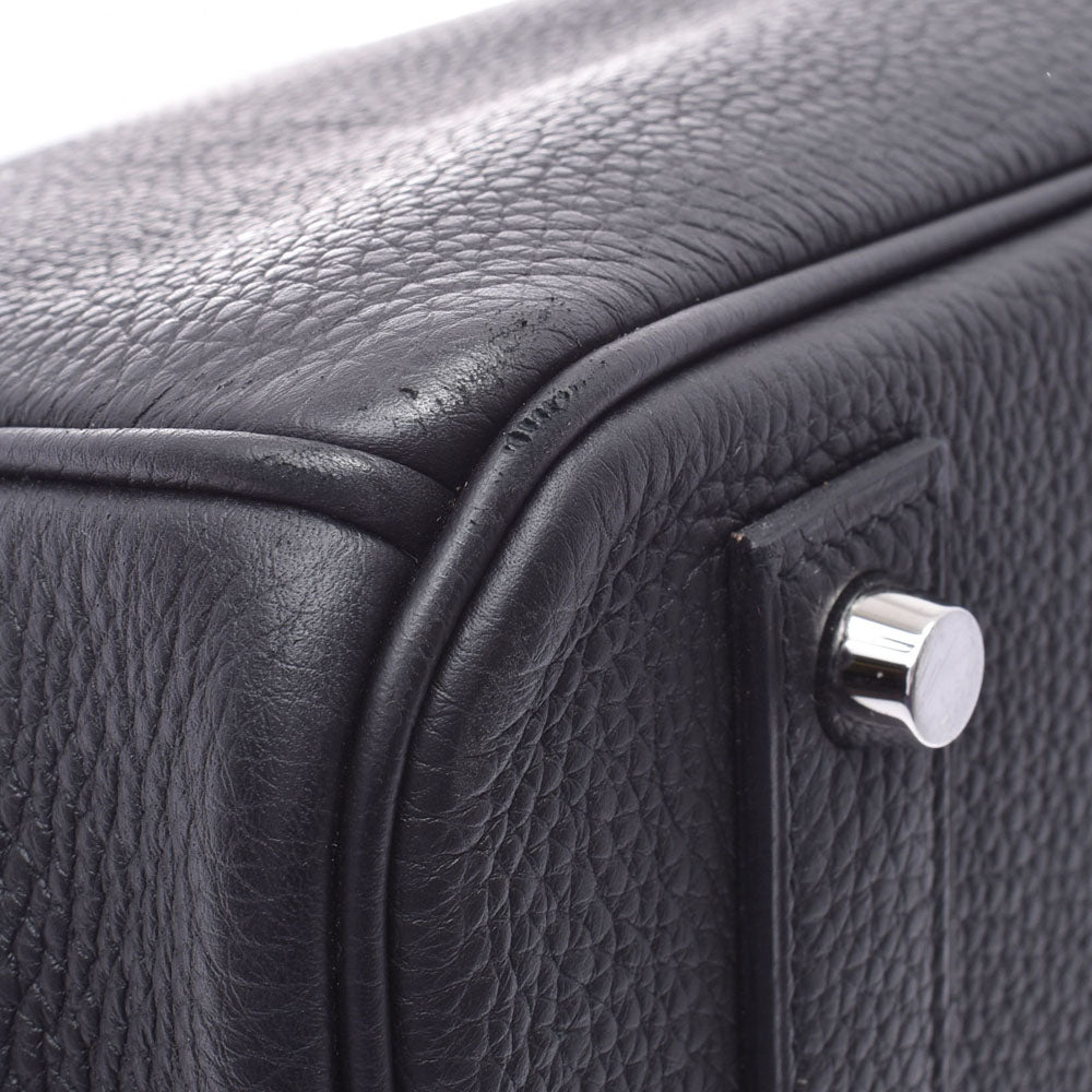 エルメスバーキン40 黒 シルバー金具 D刻印(2019年頃)刻印 ユニ