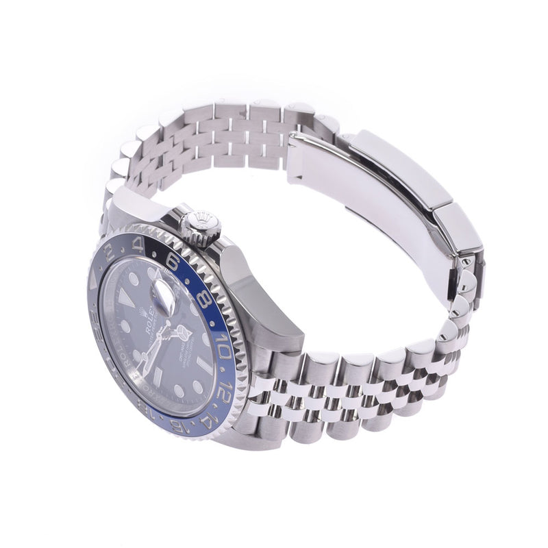 ROLEX ロレックス 【現金特価】GMTマスター2 黒/青ベゼル 126710BLNR メンズ SS 腕時計 自動巻き 黒文字盤 未使用 銀蔵