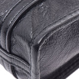 BALENCIAGA Valenciaga集市购物者XXS手提包,黑色,无性别皮革,2WAY袋,新使用的银器