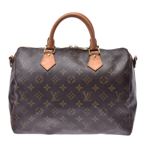 LOUIS VUITTON ルイヴィトン モノグラム スピーディ30 バンドリエール ブラウン M40391 レディース モノグラムキャンバス 2WAYバッグ Bランク 中古 銀蔵