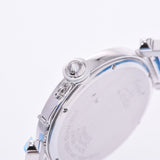 CARTIER Pasha 42mm diamond bezel WJ1202M9 men's WG watch automatic winding silver dial A rank used silver warehouse