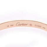 CARTIER 卡地亚 爱情手镯 旧 #16 中性 K18PG 手镯 A 级二手银藏