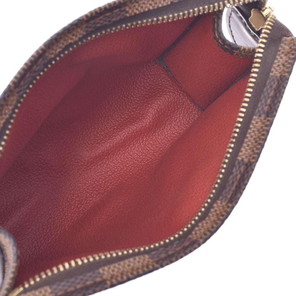 LOUIS VUITTON ダミエ ポーチ ルイヴィトンポシェットトワレット15 14137 ブラウン レディース