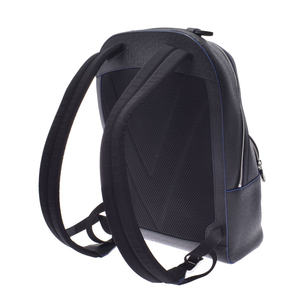 ルイヴィトンアントンバックパック 14136 黒/青系 メンズ リュック