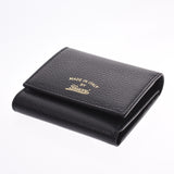 GUCCI Gucci Black 368234 Unisex Calf Tri-fold Wallet Unused Ginzo