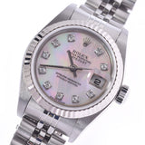Lax Rolex date just 12p diamond 79174ng ladies WG / SS Watch automatic