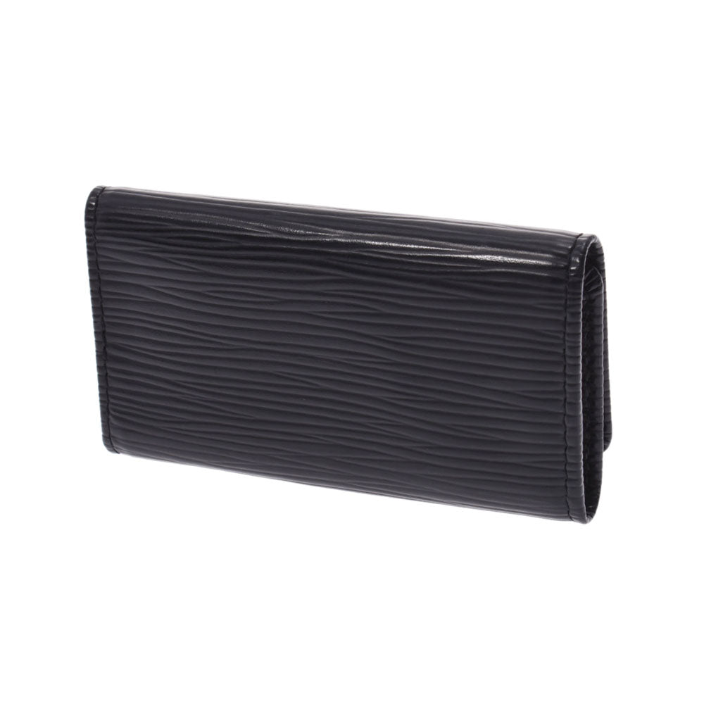 Louis Vuitton 黒 レザー キーケース M62659 Louis Vuitton 黒 レザー キーケース M62659 LOUIS VUITTON (ルイ