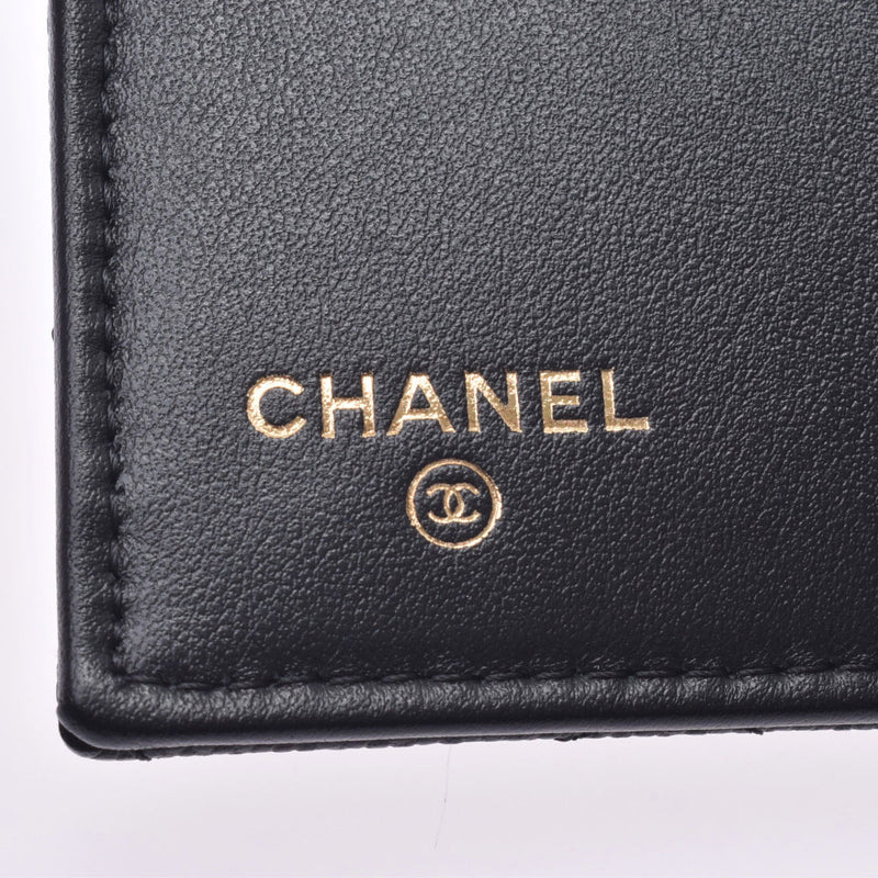 Chanel card holder discount gold