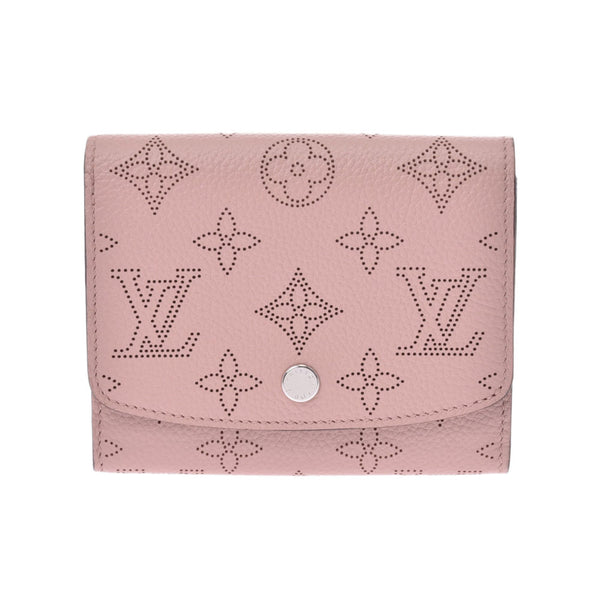 Louis Vuitton Mahia portage Mini Magnolia m62541 Womens Leather triple Wallet