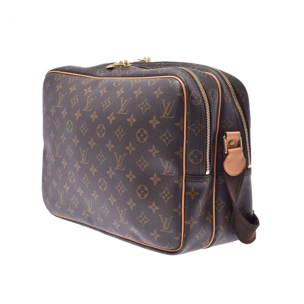 ルイヴィトンリポーターGM 14145 ブラウン ユニセックス モノグラムキャンバス ショルダーバッグ M45252 LOUIS VUITTON 中古  – 銀蔵オンライン