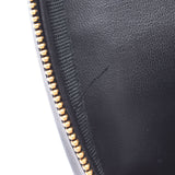 CHANEL Bicolole Horizontal Vanity Bag Black Gold Hardware Ladies Lambskin Handbag B Rank Used Ginzo