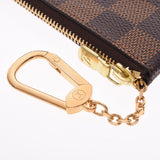 LOUIS VUITTON ルイヴィトン ダミエ ポシェットクレ キーリング付小銭入れ ブラウン N62658 ユニセックス ダミエキャンバス コインケース Aランク 中古 銀蔵