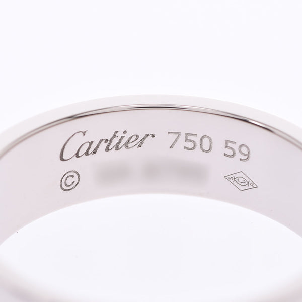 CARTIER Cartier love ring #59 No. 18.5 unisex K18WG ring-ring a rank used silver jewelry
