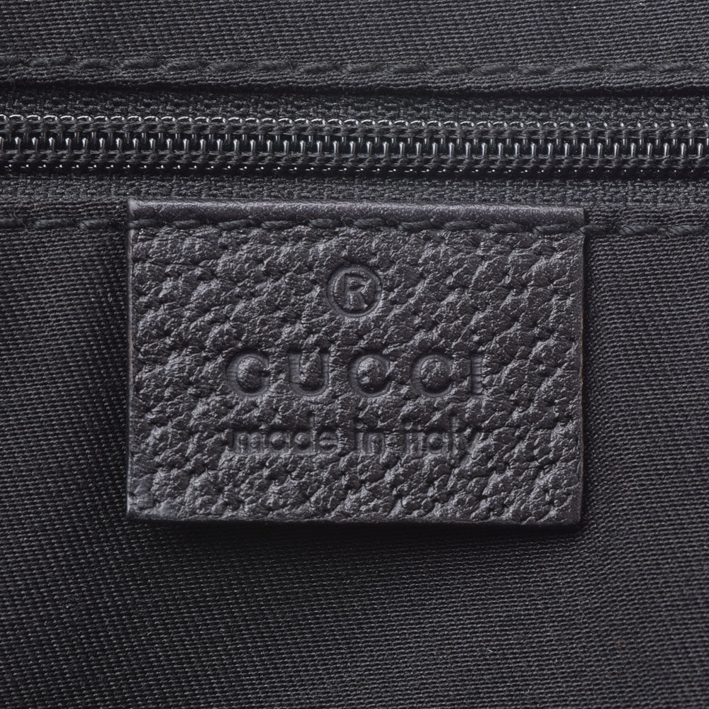 グッチGGキャンバス トートバッグ 黒 ハンドバッグ 163805 GUCCI 中古
