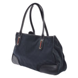 GUCCI Gucci GG Canvas Tote Bag Black 163805 Canvas/Leather Handbag B Rank Used Ginzo