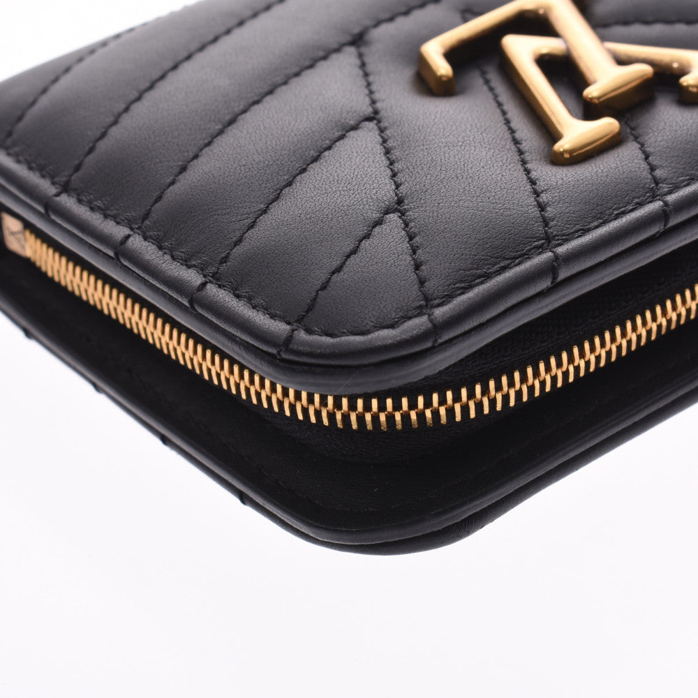 ルイヴィトンニューウェーブジプトコンパクトウォレット black unisex folio wallet M63789 LOUIS VUITTON  is used – 銀蔵オンライン