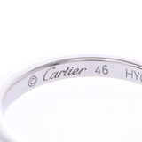 CARTIER カルティエ バレリーナリング 3Pダイヤ #46 6号 レディース Pt950プラチナ リング・指輪 Aランク 中古 銀蔵