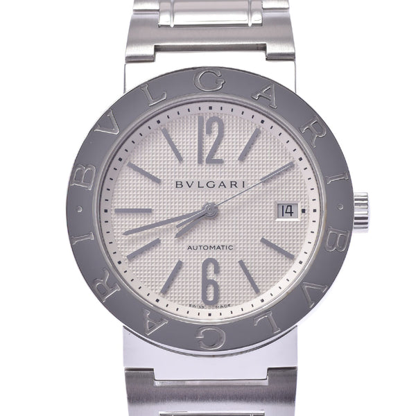 BVLGARI ブルガリ ブルガリブルガリ38 BB38SS メンズ SS 腕時計 自動巻き シルバー文字盤 Aランク 中古 銀蔵