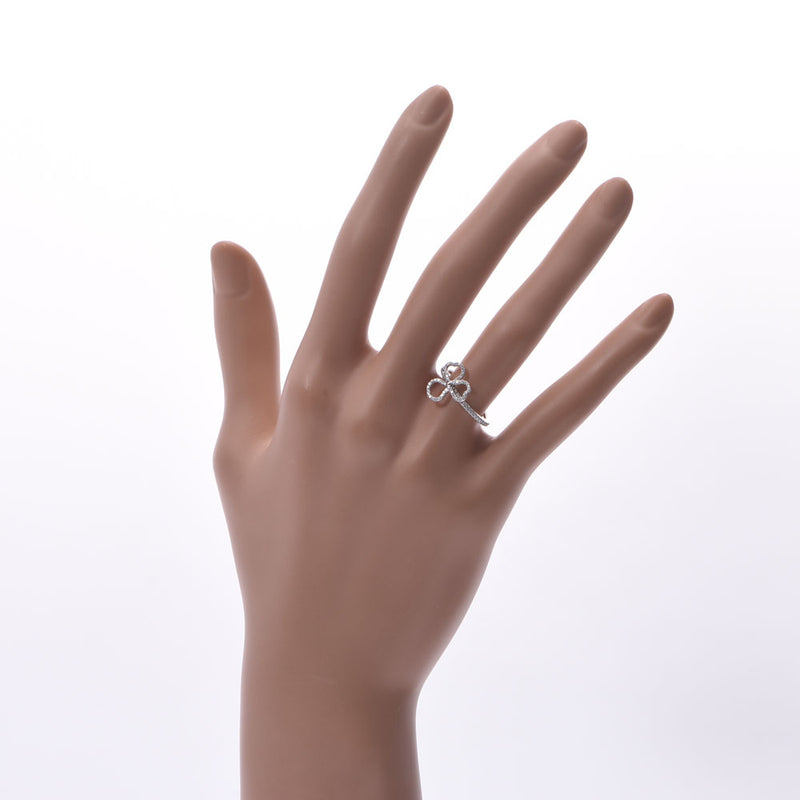 TIFFANY＆Co。蒂芙尼（Tiffany）开口花朵戒指＃9 No. 9女士Pt950铂金钻石戒指/戒指二手排名