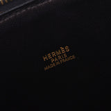 HERMES Hermes Borido 37 2WAY bag Black gold metal fitting □G stamped (around 2003) Ladies fjord handbag Shindo used Ginzo