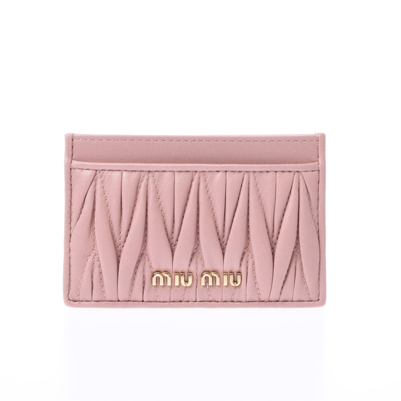 miumiumiumiu カードケース ピンク PINK - 長財布