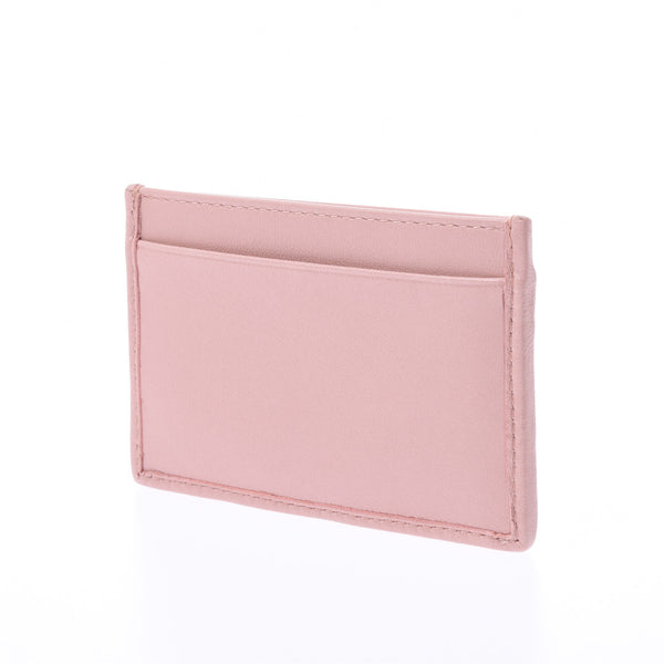 MIUMIU Miu Miu Materase Pass Case粉色5MC208女士皮革卡夹未使用的Ginzo