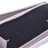 SAINT LAURENT サンローランリヴゴーシュコンパクトウォレットグレーユニセックスレザー folio wallet A rank used silver storehouse