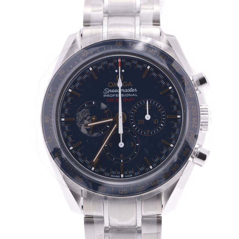 OMEGA オメガ スピードマスター プロ ムーンウォッチ アポロ17号 45周年記念 1972本限定 3113.30.42.30.03.001 メンズ SS 腕時計 手巻き 青文字盤 未使用 銀蔵