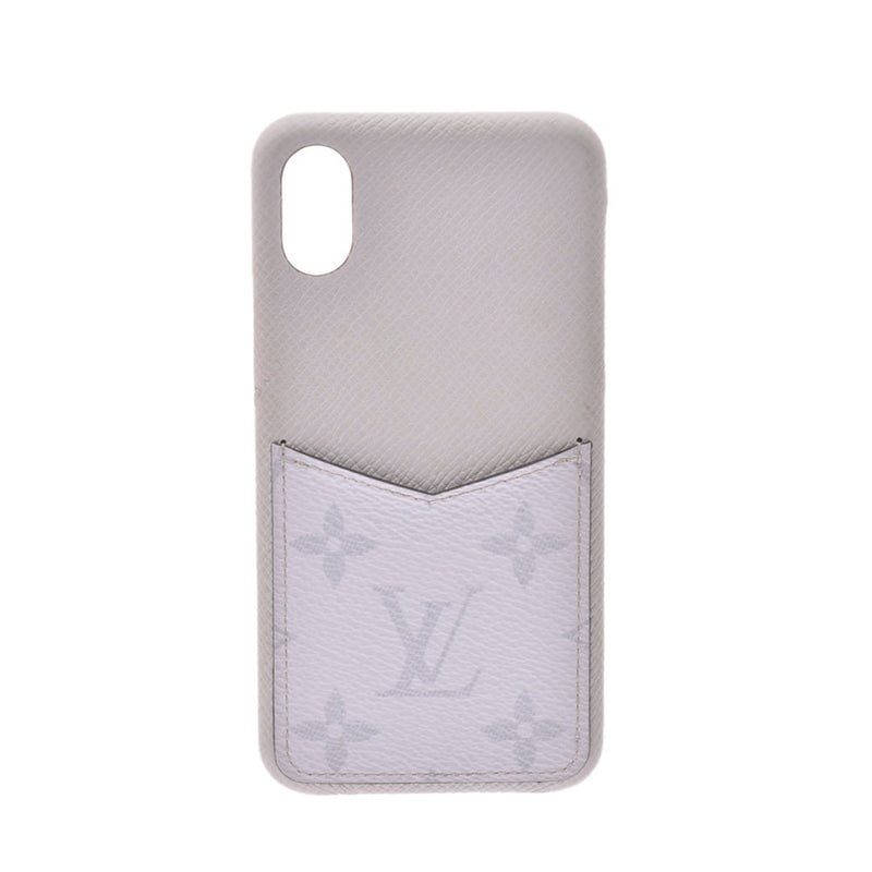 LOUIS VUITTON Louis Vuitton Taiga Lama iPhone Bumper X/XS iPhone Case Bron M67681 Men's Leather Cellphone/Smartphone Accessory B Rank Used Ginzo