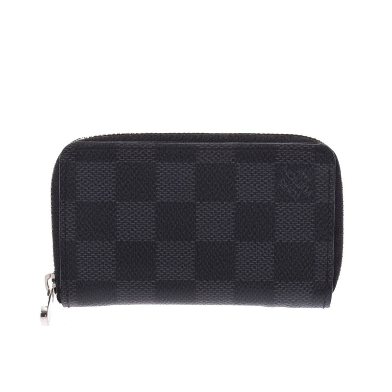Louis Vuitton graphic zippy coin purse 14137 black / grey mens